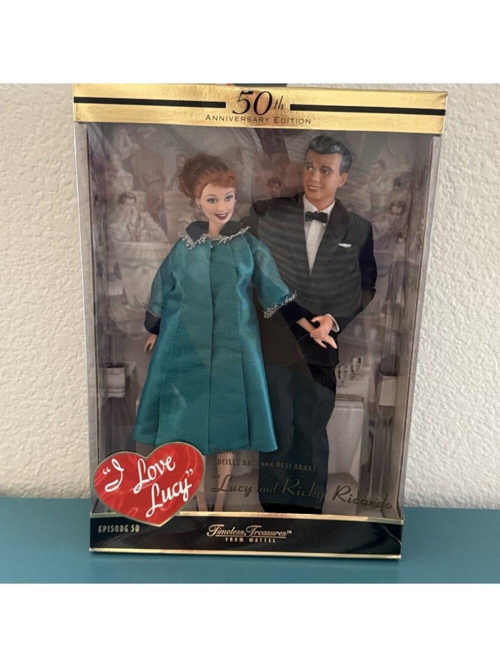 50th Anniversary Mattel Barbie I Love Lucy Episode 50 Lucy and Ricky Ricardo